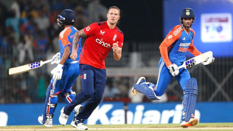 India Clinches Thrilling 2-Wicket Victory Over England in Second T20 Match