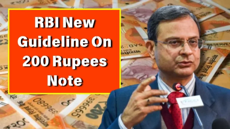 200 Rupee Note RBI Guidelines