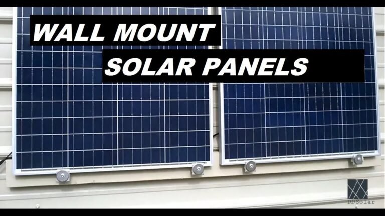 Solar Panels On Walls New Technology