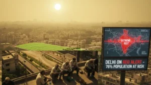 भारत में गर्मी का खामोश संकट: 76% आबादी खतरे में, एनआरडीसी रिपोर्ट का अलार्म